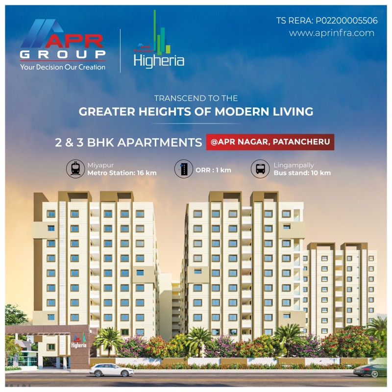 Gated community apartments in Patancheru | APR Group,Hyderabad,Real Estate,For Sale : House & Apartment